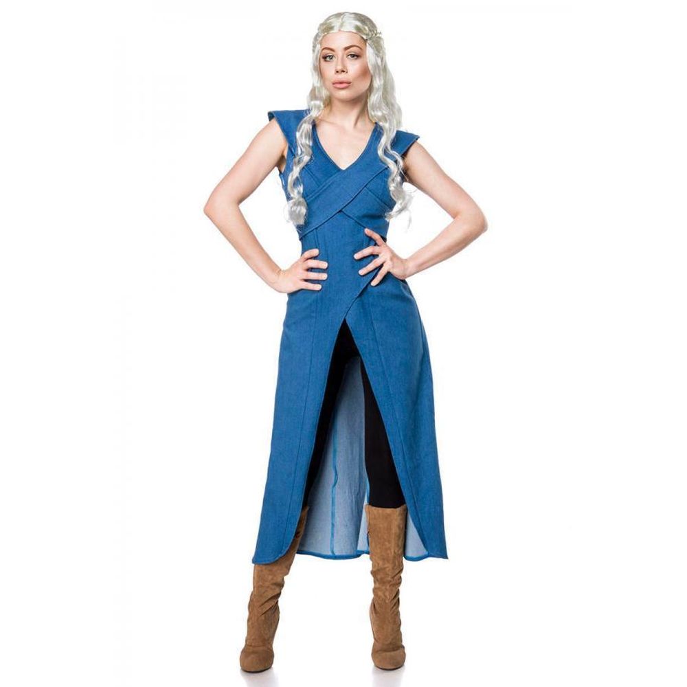 Mask Paradise - Mother Of Dragons Kostuum - Blauw/Zwart